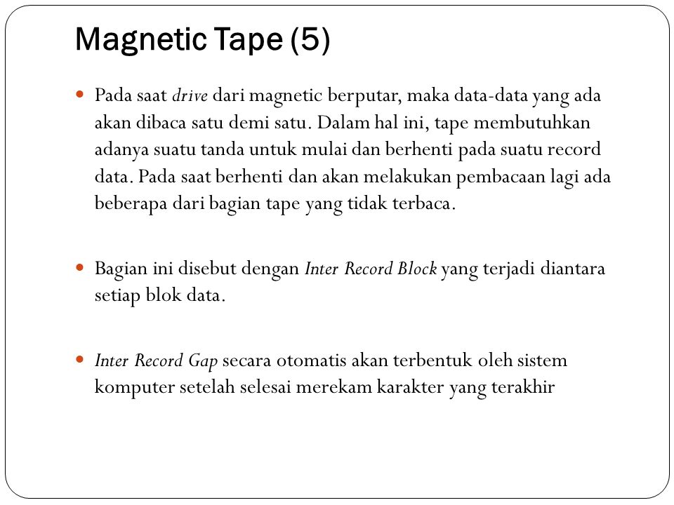 Magnetic Tape (5)