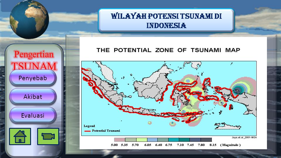 Wilayah Potensi Tsunami di indonesia