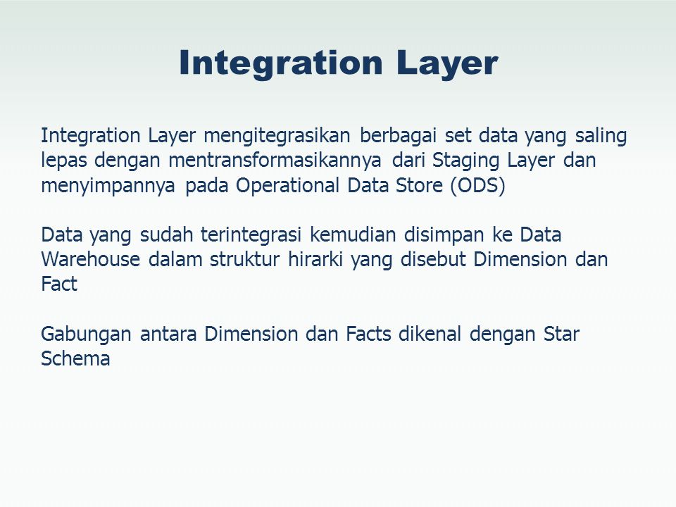Integration Layer