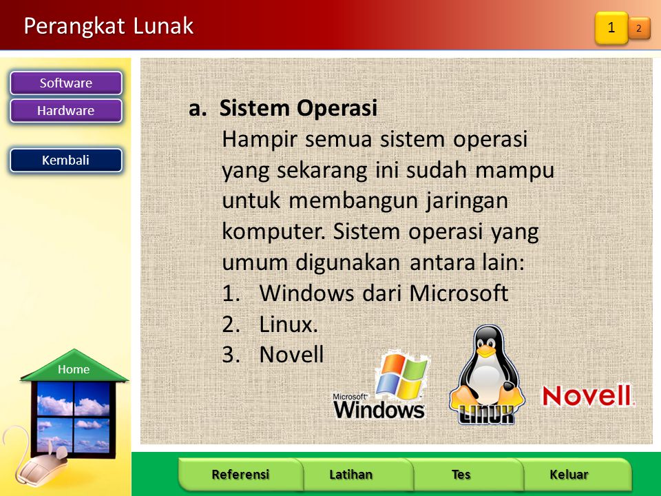 Windows dari Microsoft Linux. Novell