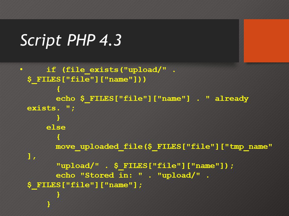 Php file exists