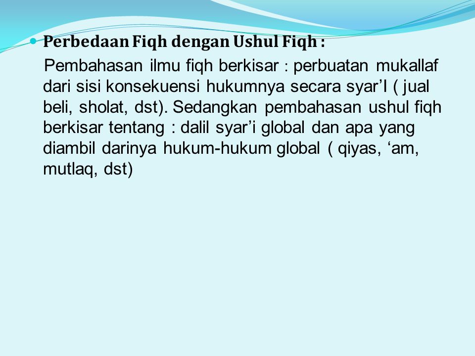 Pengertian Ushul Fiqh Secara Etimologi Dan Terminologi – Materisekolah ...