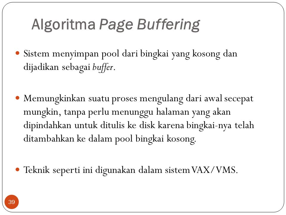 Algoritma Page Buffering