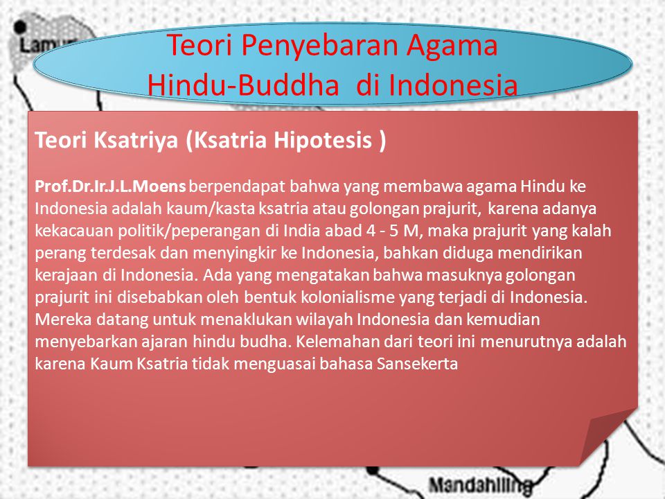 Teori Penyebaran Agama Hindu-Buddha di Indonesia