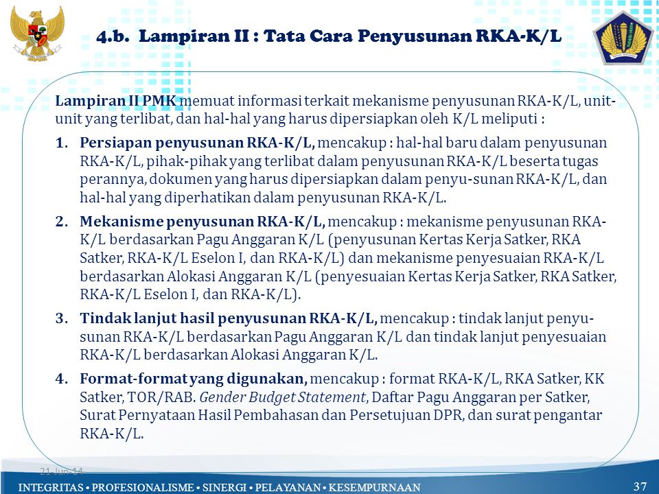4.b. Lampiran II : Tata Cara Penyusunan RKA-K/L