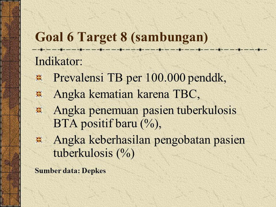Goal 6 Target 8 (sambungan)‏