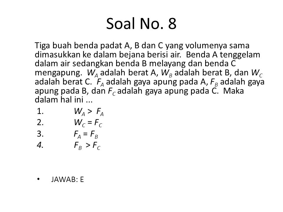 Soal No. 8