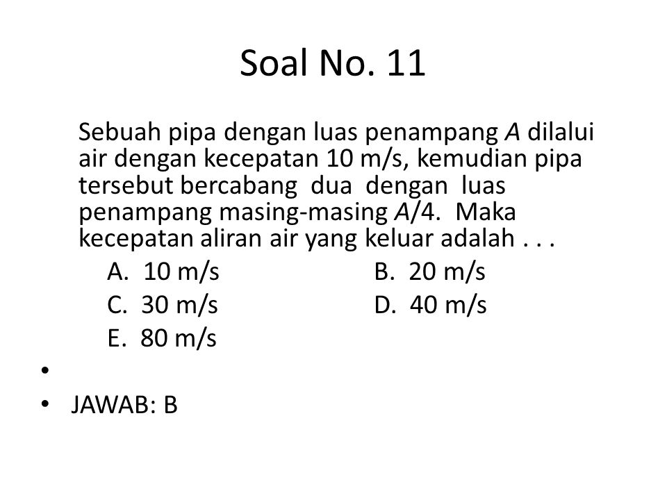 Soal No. 11