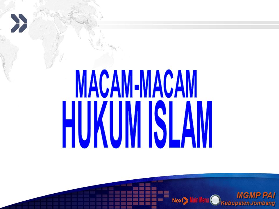 MACAM-MACAM HUKUM ISLAM Next