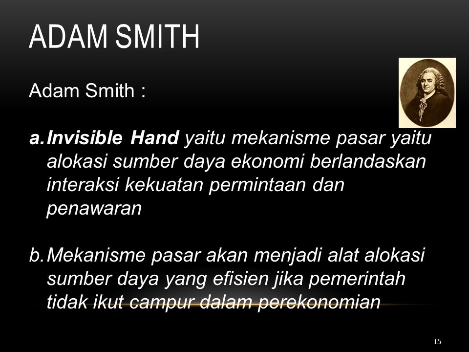 Adam Smith Adam Smith :