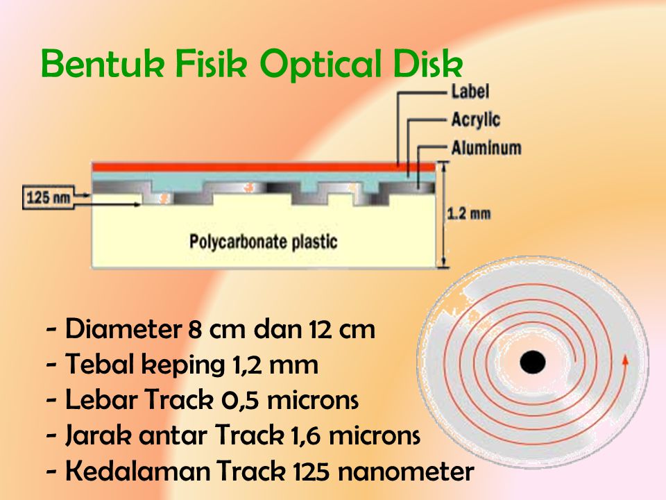 Bentuk Fisik Optical Disk