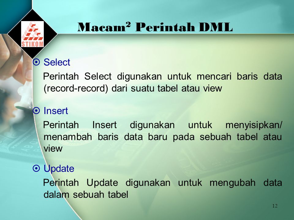Macam2 Perintah DML Select