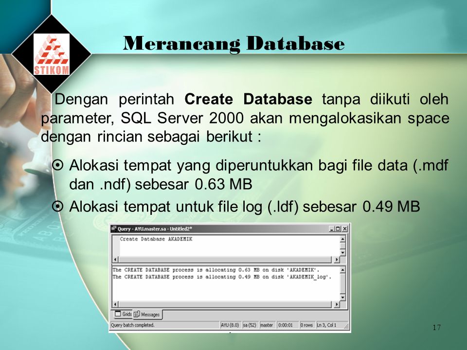 Merancang Database