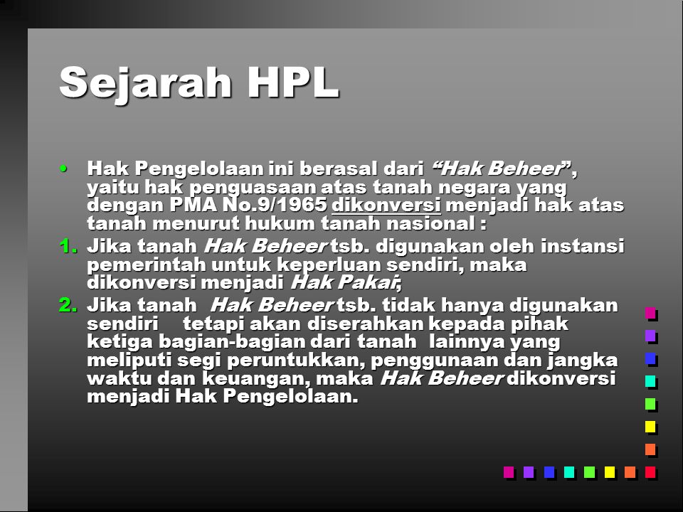 Sejarah HPL