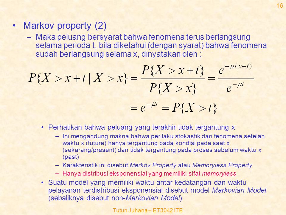 Markov property (2)