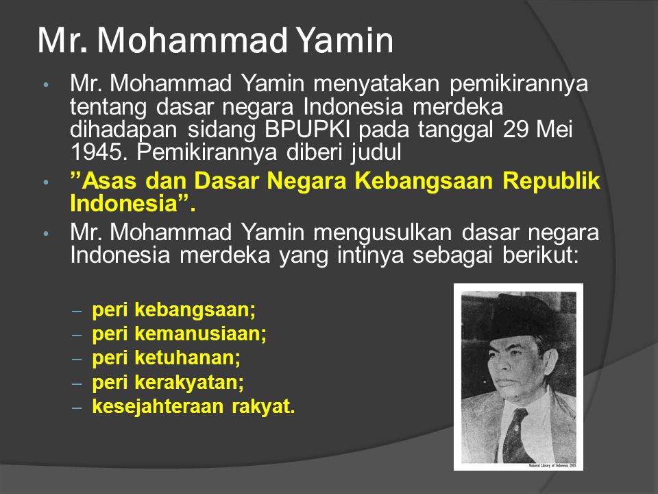 Mr. Mohammad Yamin