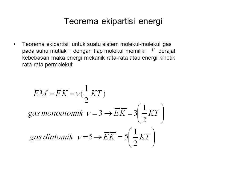 Teorema ekipartisi energi