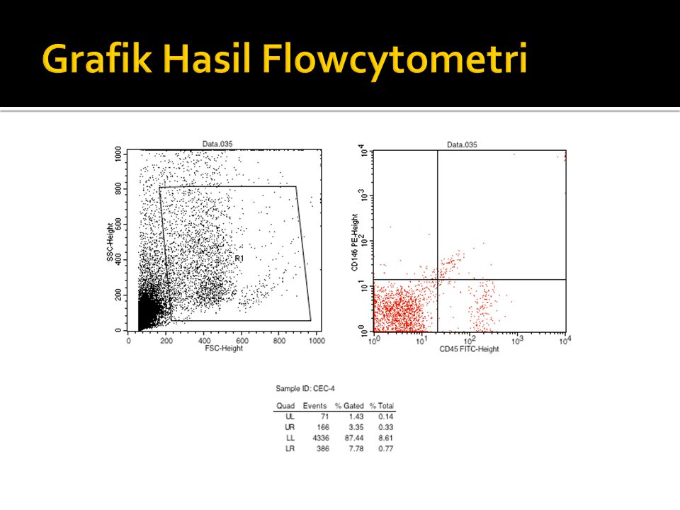 Grafik Hasil Flowcytometri