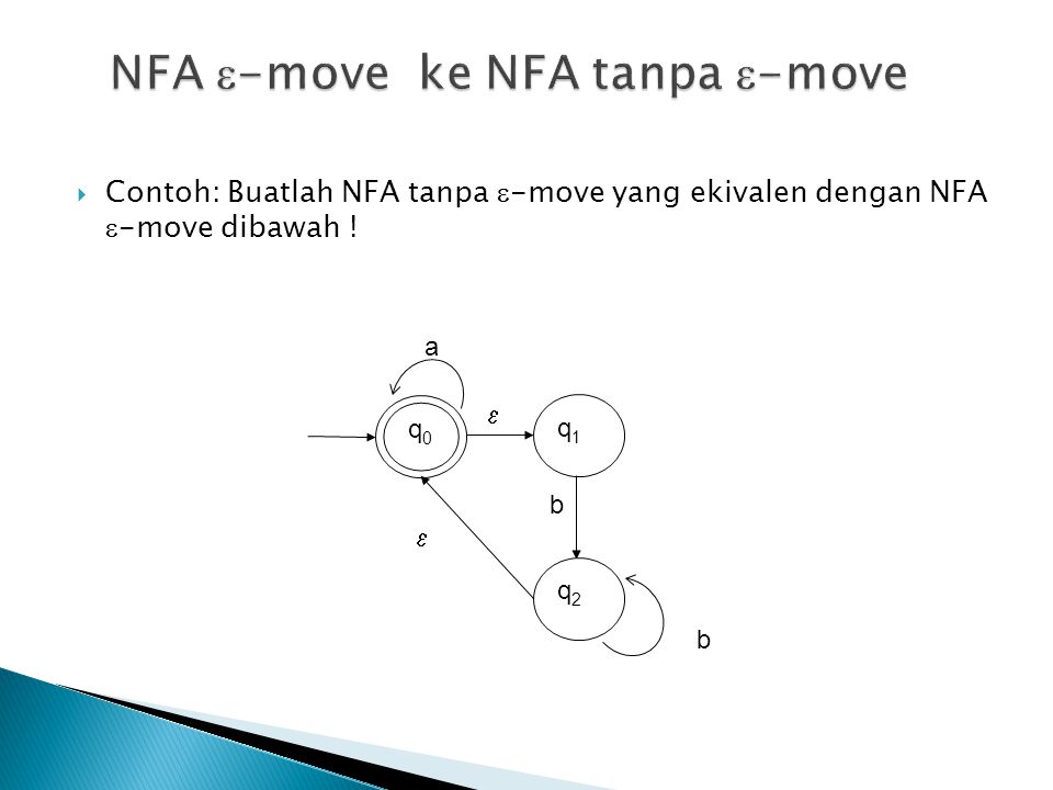 NFA -move ke NFA tanpa -move