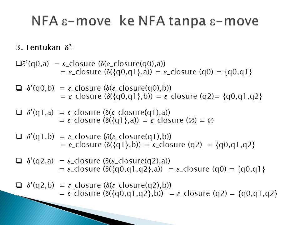 NFA -move ke NFA tanpa -move