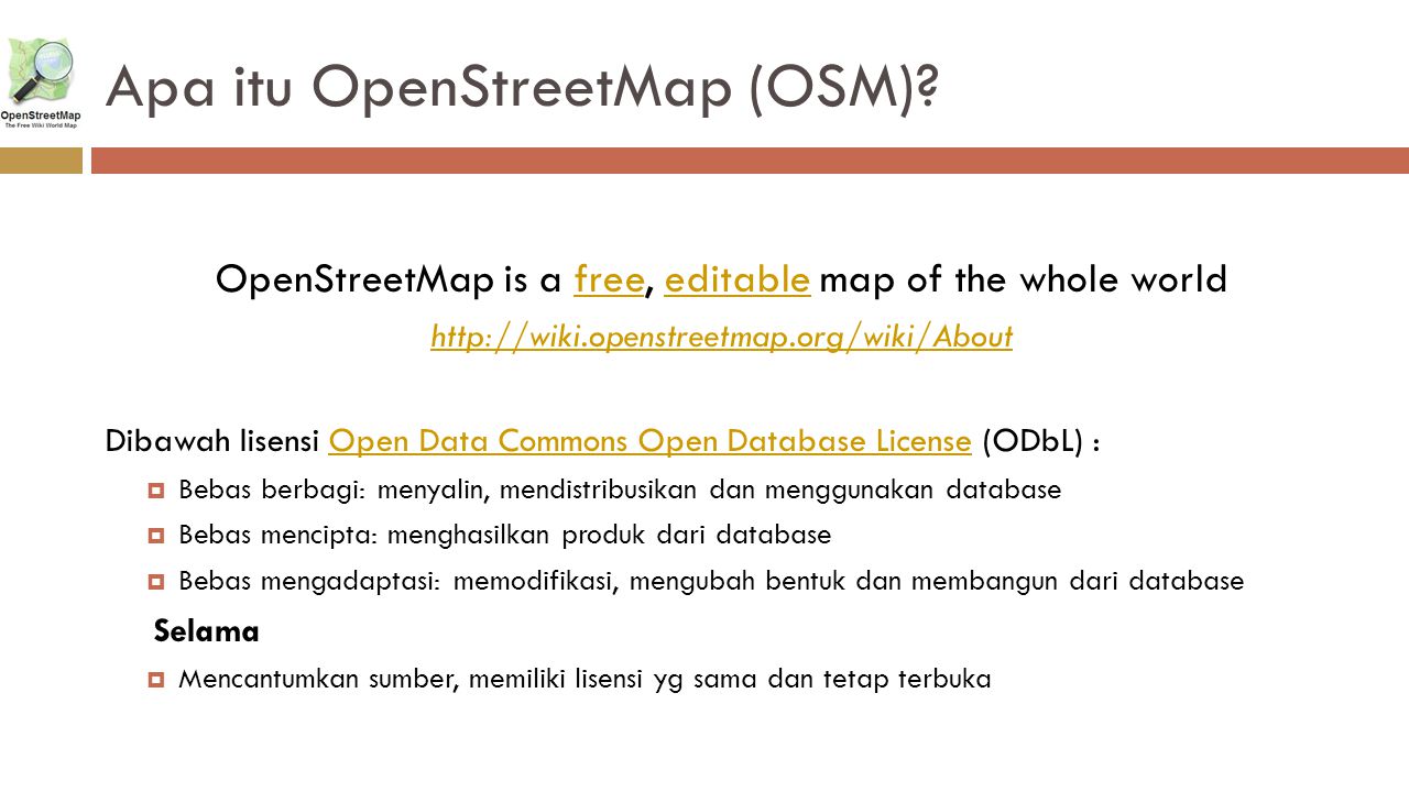 Apa itu OpenStreetMap (OSM)