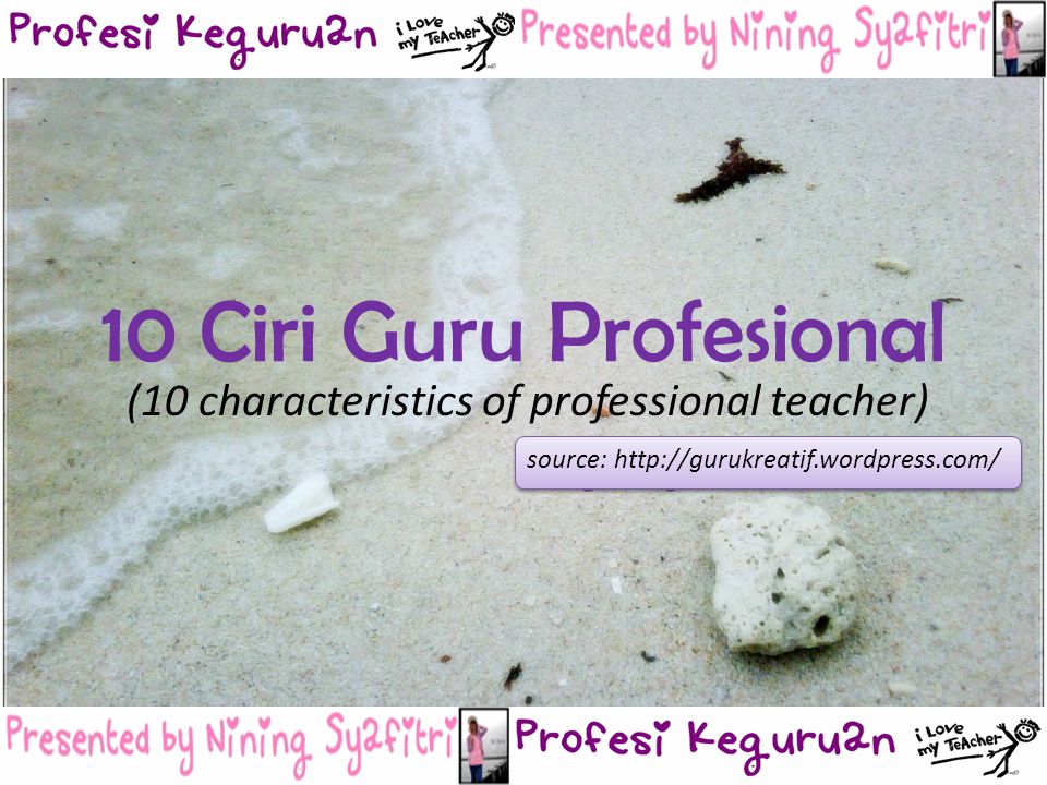 (10 characteristics of professional teacher)