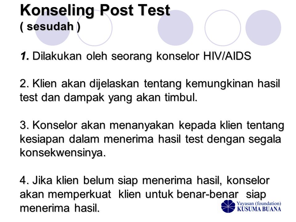 Konseling Post Test ( sesudah ) 1