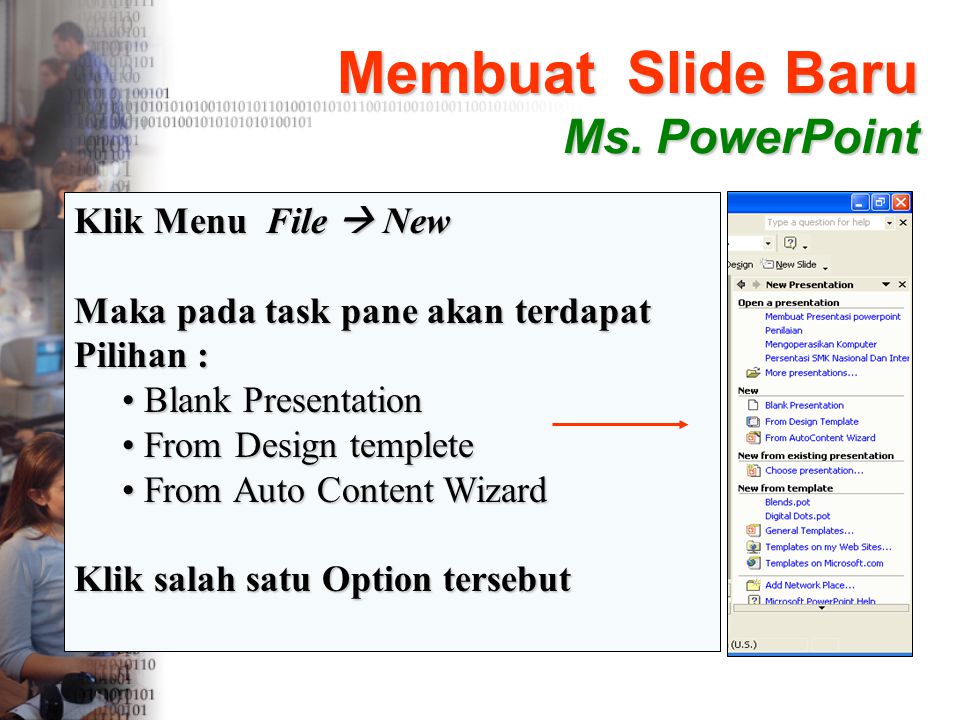 Membuat Slide Baru Ms. PowerPoint