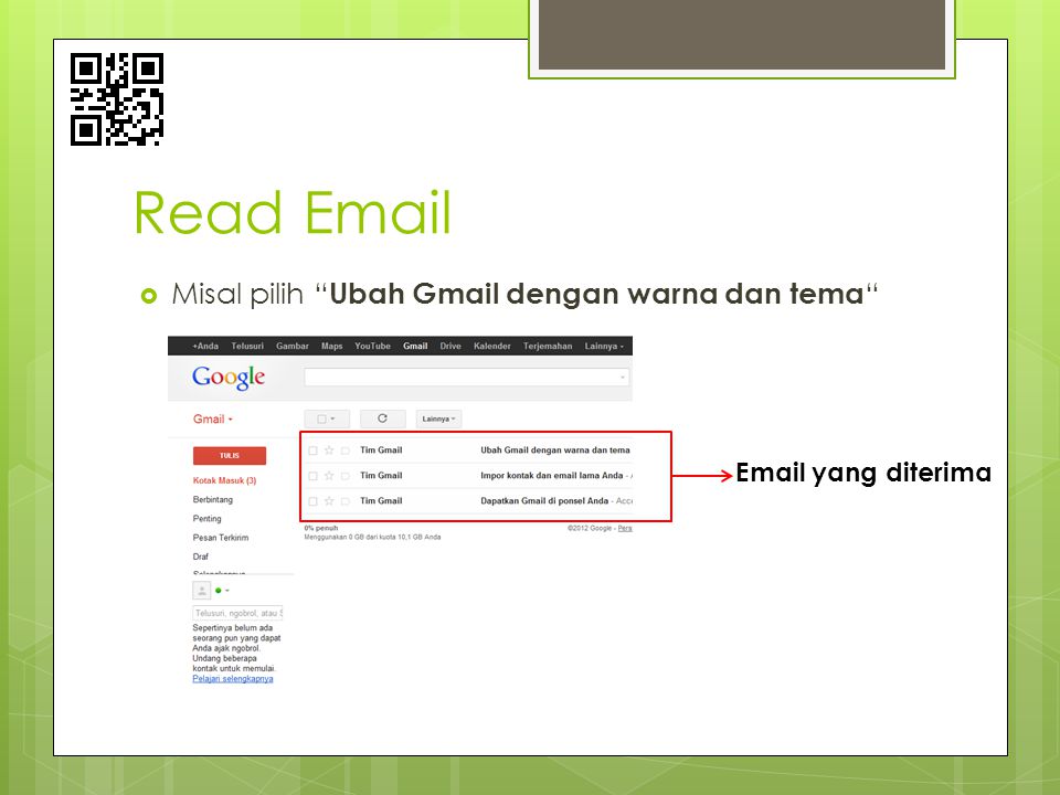 Read  Misal pilih Ubah Gmail dengan warna dan tema