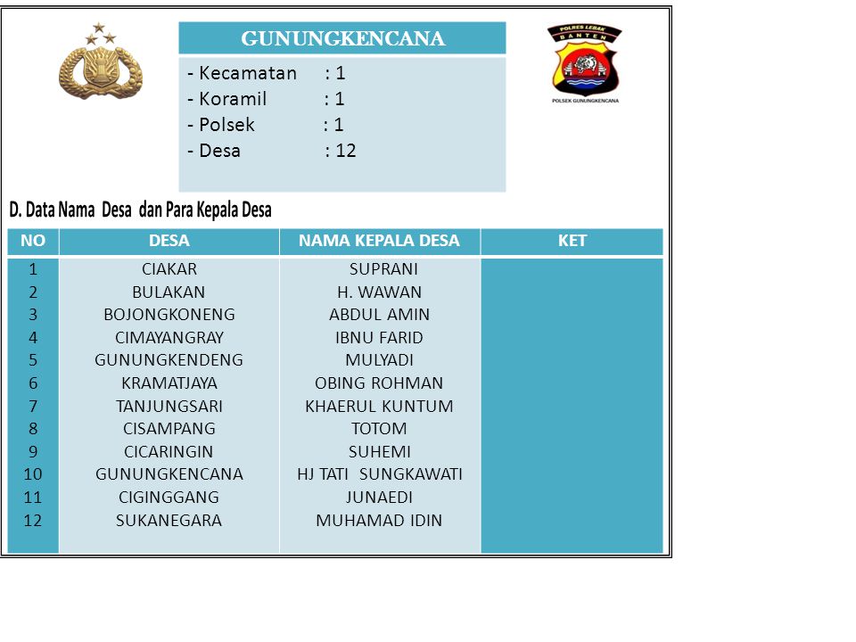 Contoh Biodata Kepala Desa - Simak Gambar Berikut