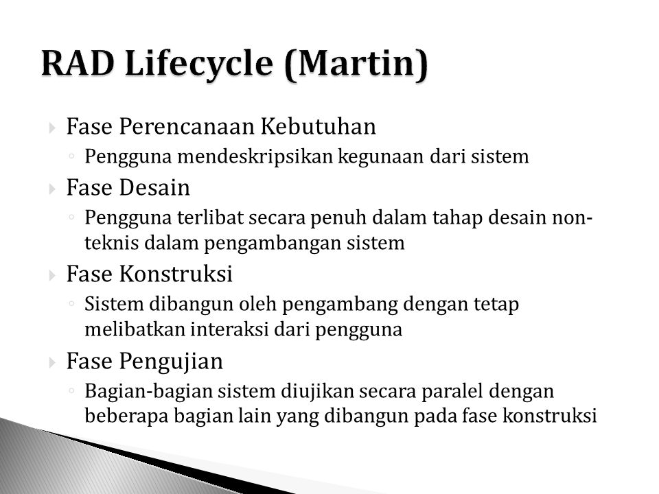 RAD Lifecycle (Martin)