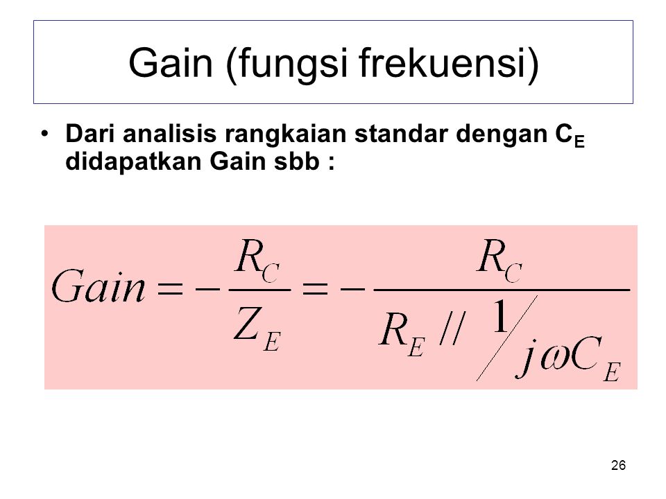 Gain (fungsi frekuensi)