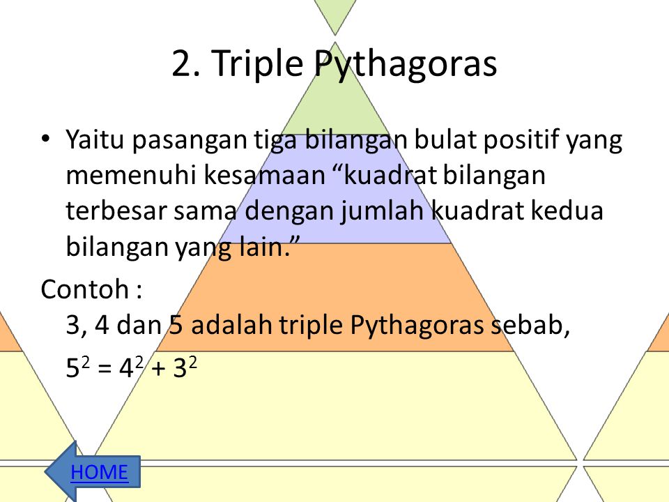 2. Triple Pythagoras