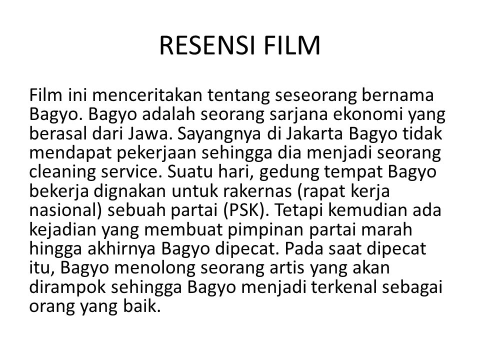 RESENSI FILM