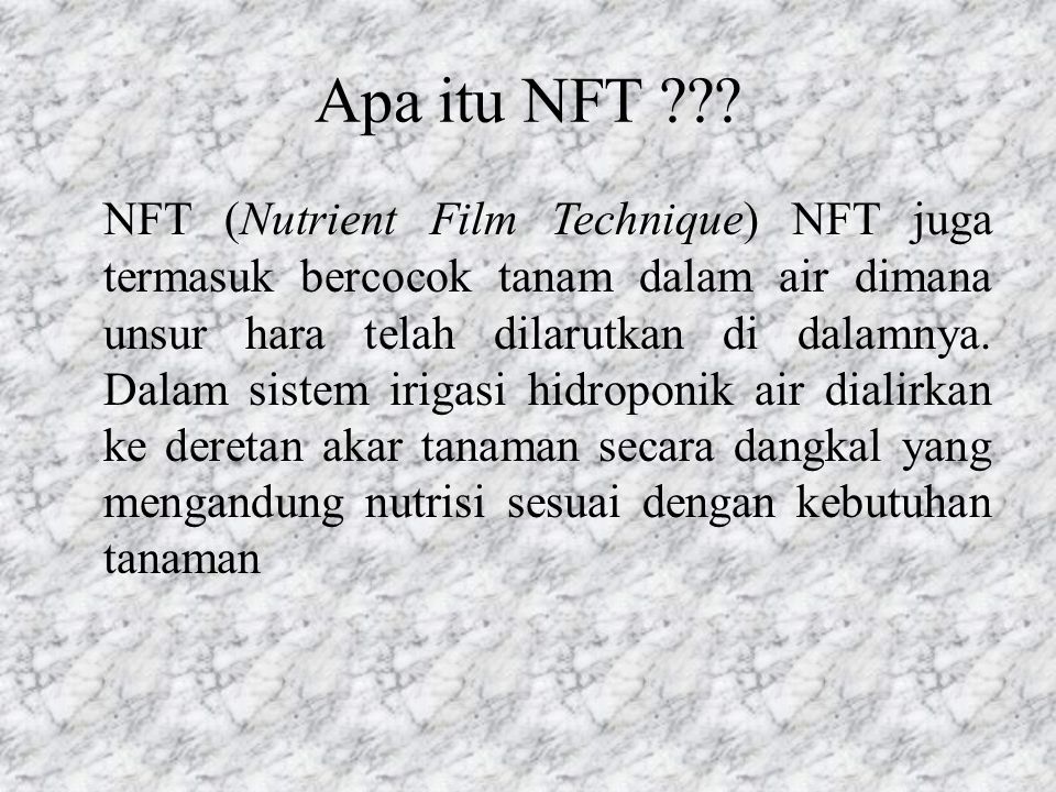 Apa itu NFT