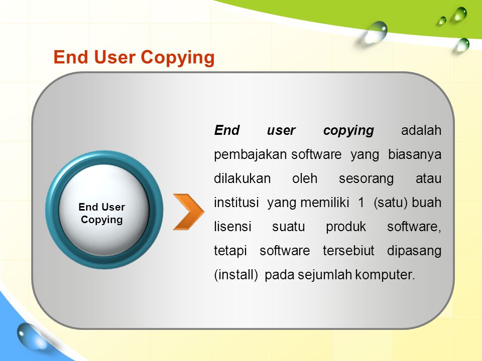 End User Copying
