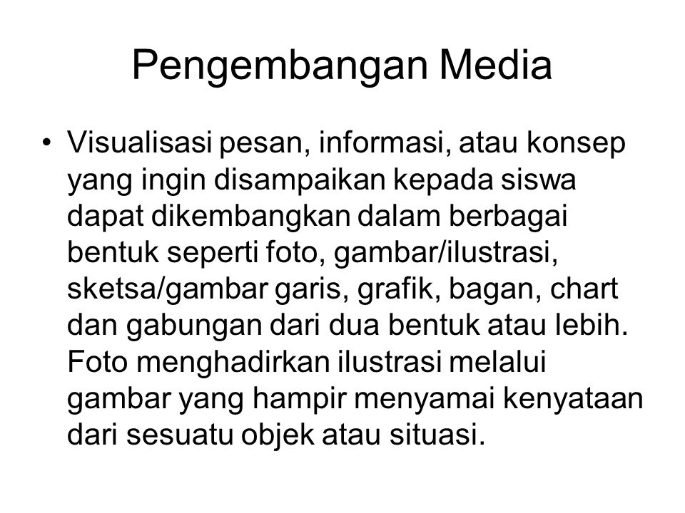 Pengembangan Media