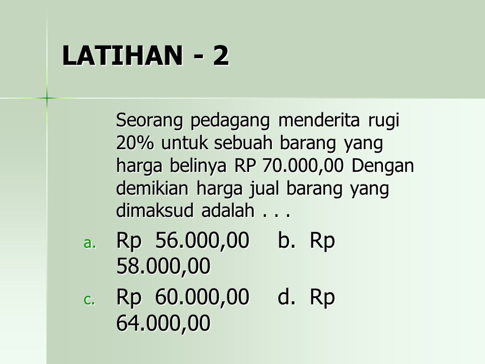 LATIHAN - 2