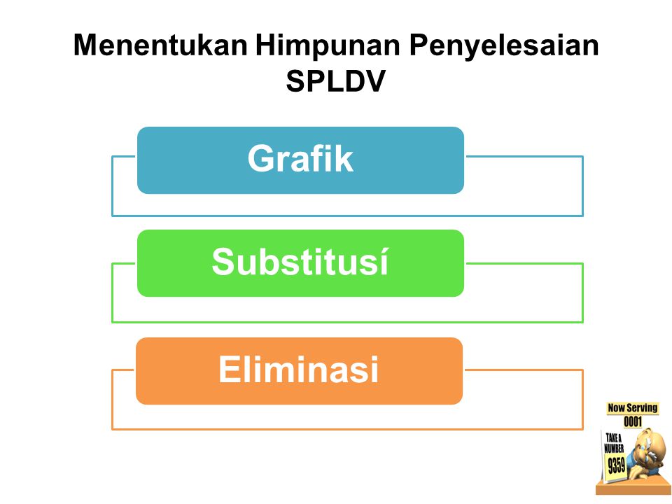 Menentukan Himpunan Penyelesaian SPLDV