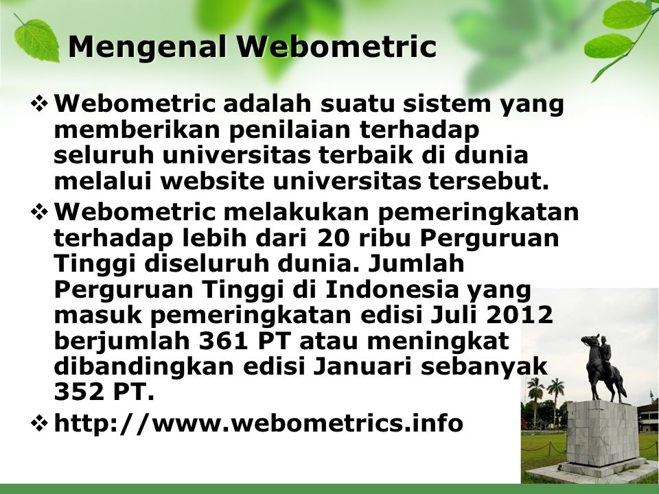 Mengenal Webometric