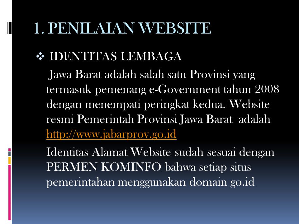 E Government Provinsi Jawa Barat Dra Ppt Download