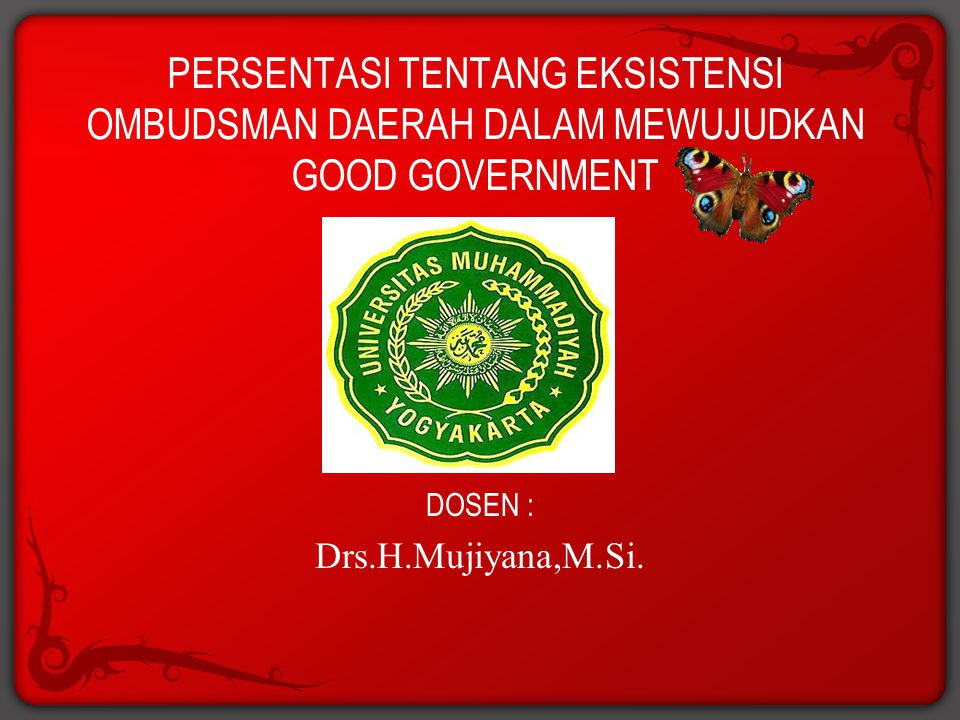 DOSEN : Drs.H.Mujiyana,M.Si. - Ppt Download