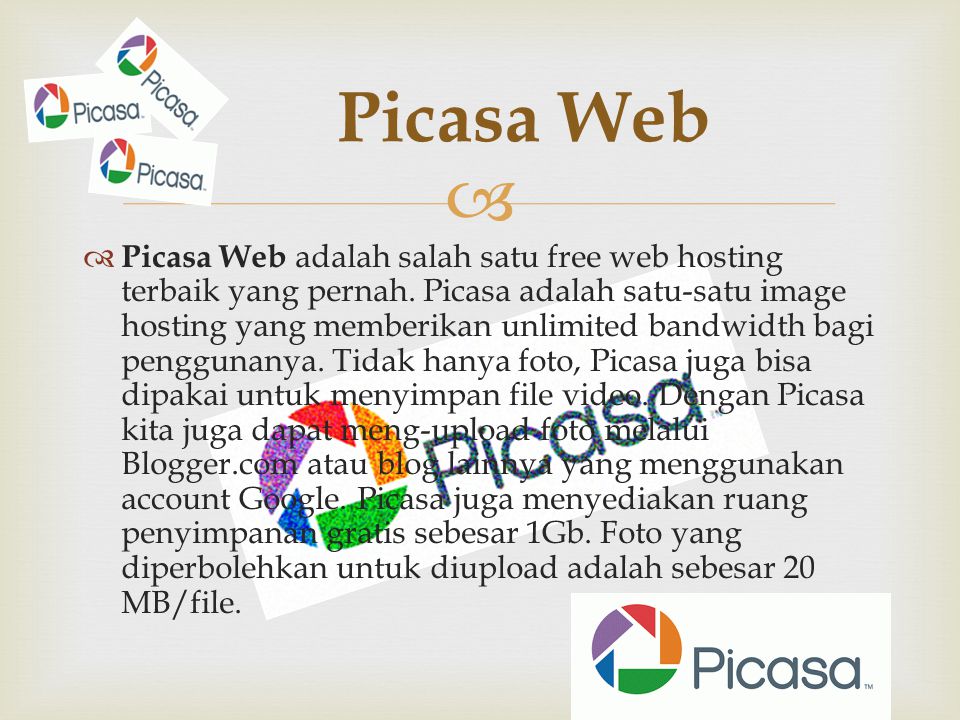 Picasa Web