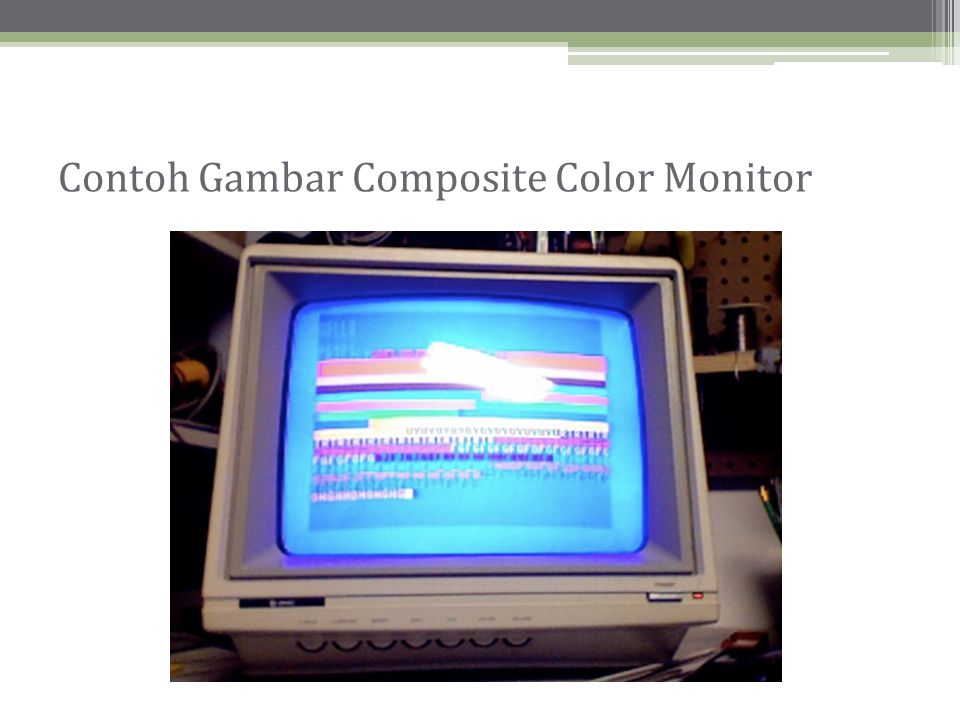Contoh Gambar Composite Color Monitor