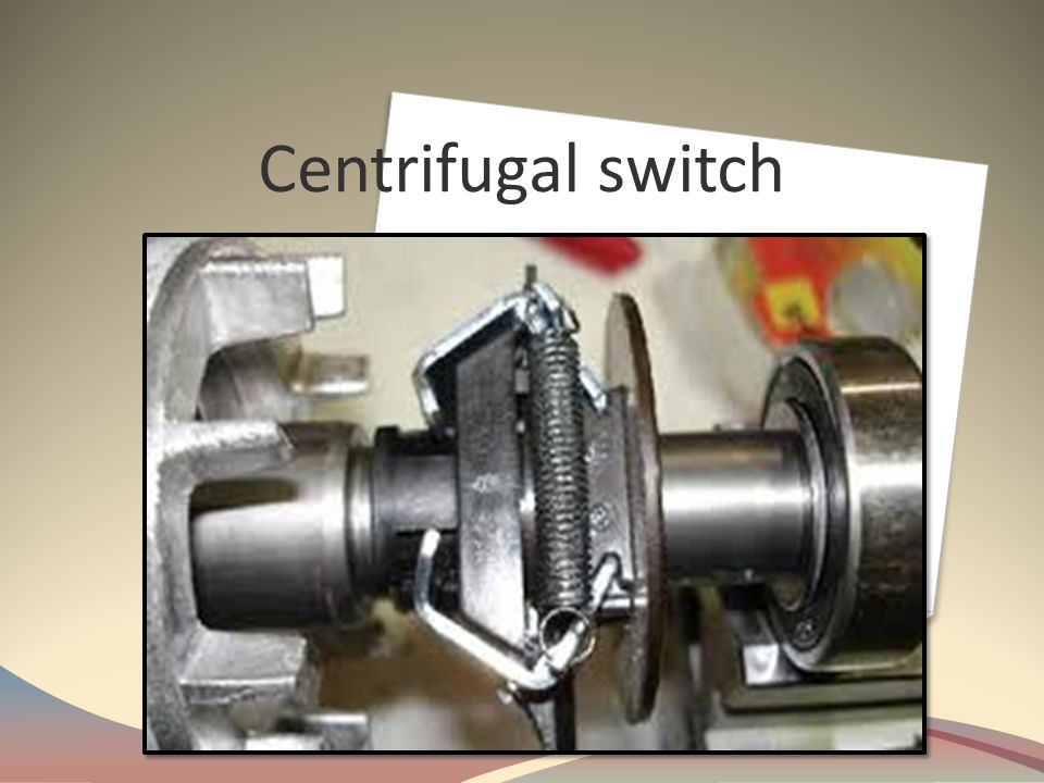 Centrifugal switch