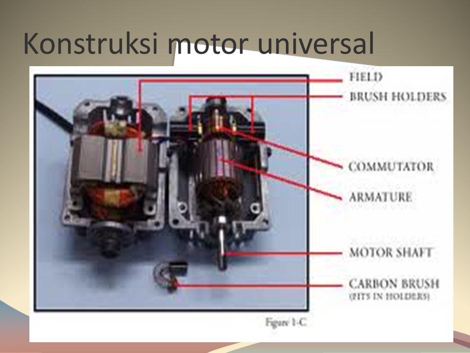 Konstruksi motor universal