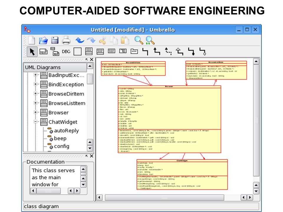 COMPUTER-AIDED SOFTWARE ENGINEERING