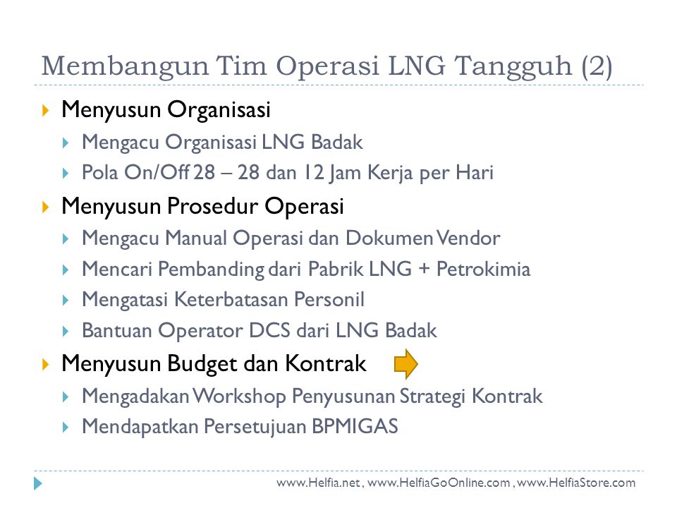 Membangun Tim Operasi LNG Tangguh (2)