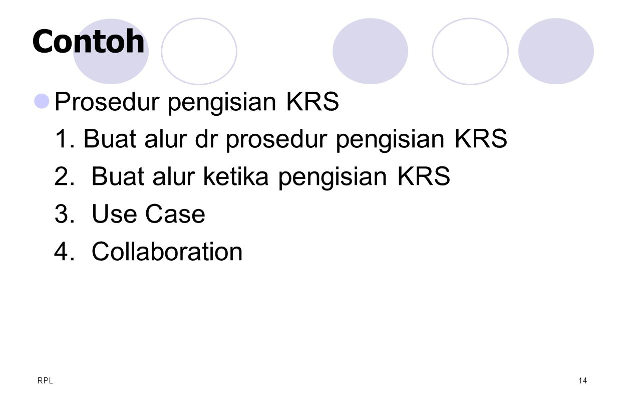 Contoh Prosedur pengisian KRS 1. Buat alur dr prosedur pengisian KRS