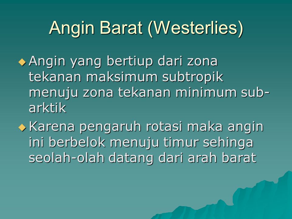 Angin Barat (Westerlies)